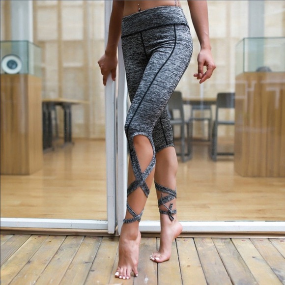 Evolving Always | Pants u0026 Jumpsuits | Yoga Pants Sexy Leg Straps | Poshmark